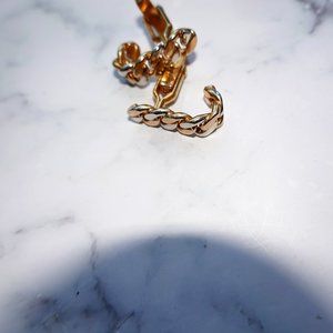 Gold and Silver Two Tone Vintage Cufflinks